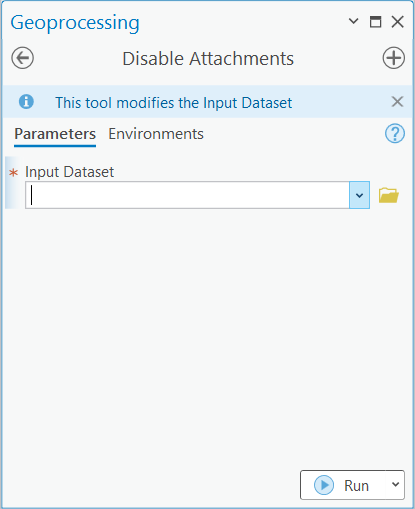 Disable Attachments dialog box Disable Attachments dialog box
