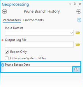 Prune Branch History tool with no Prune Before Date specified Prune Branch History tool with no Prune Before Date specified