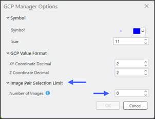 Image Pair Selection Limit Image Pair Selection Limit