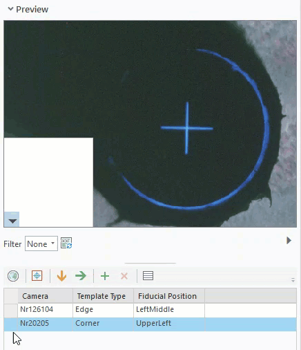 Fiducial template capture Fiducial template capture