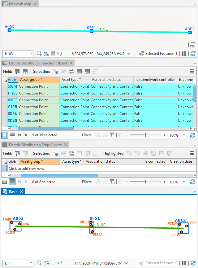 Diagram based on the Basic template and a medium line feature selected as input Diagram based on the Basic template and a medium line feature selected as input