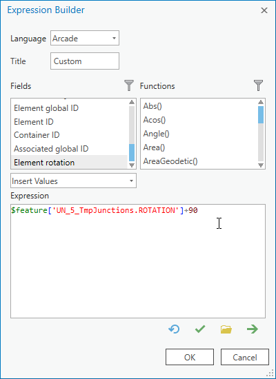 Custom expression to rotate diagram junctions Custom expression to rotate diagram junctions