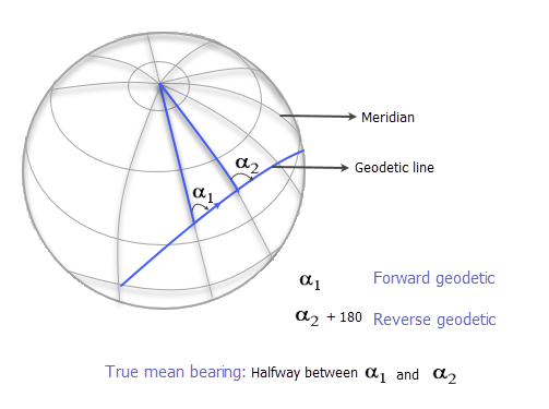 Forward geodetic, reverse geodetic, and true mean Forward geodetic, reverse geodetic, and true mean