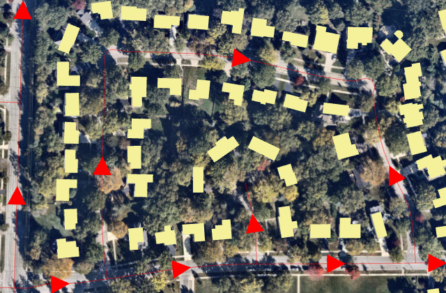 Map used to route emergency vehicles Map used to route emergency vehicles