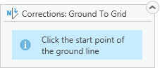 Ground line notification start point Ground line notification start point