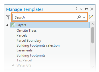 Manage Templates Search box Manage Templates Search box