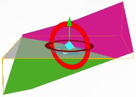Cut and fill object selected for updating Cut and fill object selected for updating