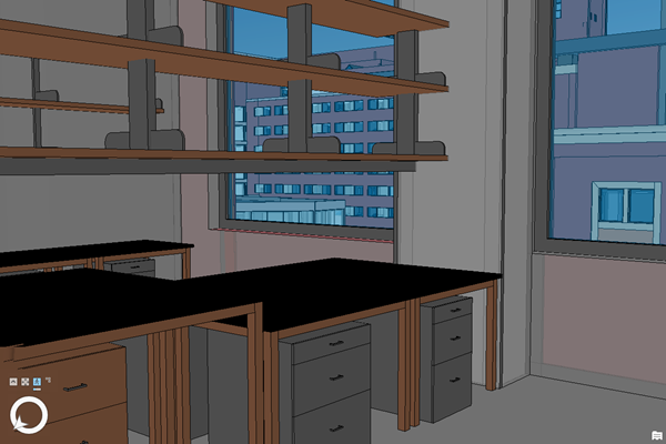 Interior space of a building scene layer. Interior space of a building scene layer.