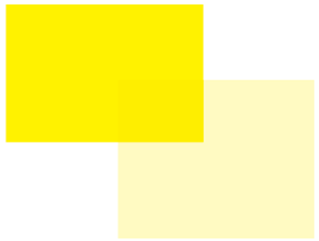 Overlapping yellow rectangles with color mixing Overlapping yellow rectangles with color mixing
