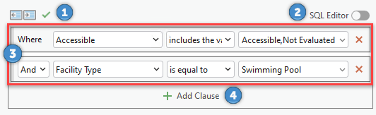 The SQL Designer mode of the query builder The SQL Designer mode of the query builder