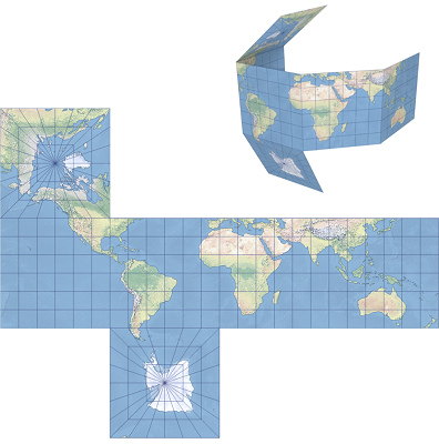 An example of the Cube projection An example of the Cube projection