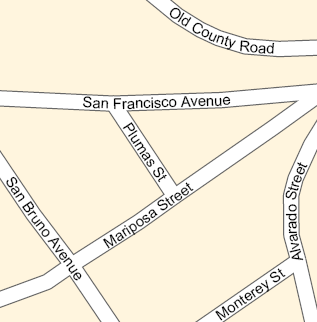 Streets labeled using abbreviation dictionary Streets labeled using abbreviation dictionary