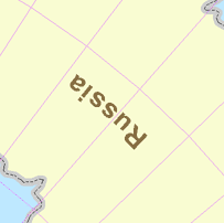 Polygon labels oriented to graticules Polygon labels oriented to graticules