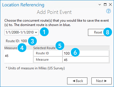 Route concurrency pane Route concurrency pane