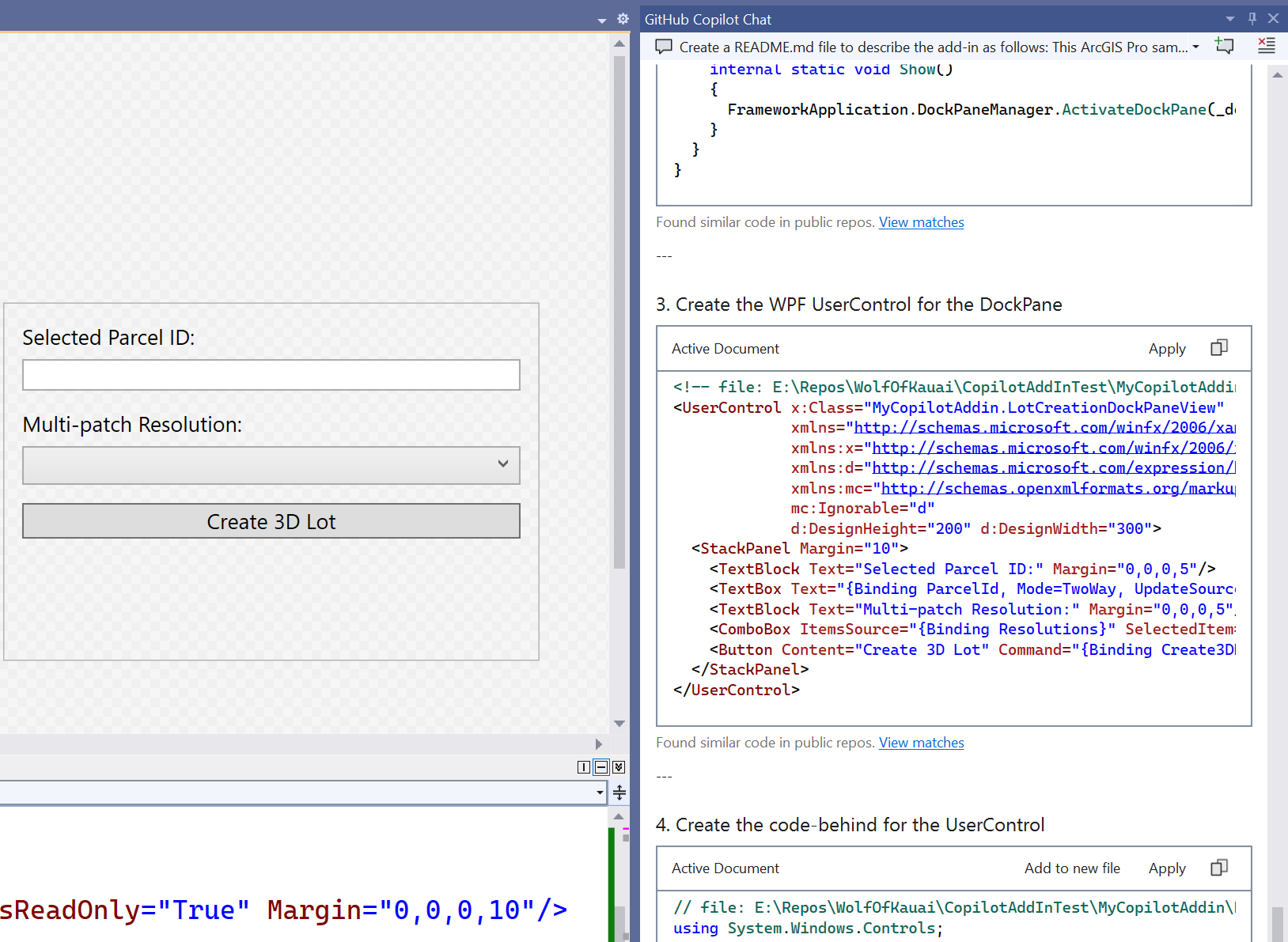 Dockpane UI added Dockpane UI added