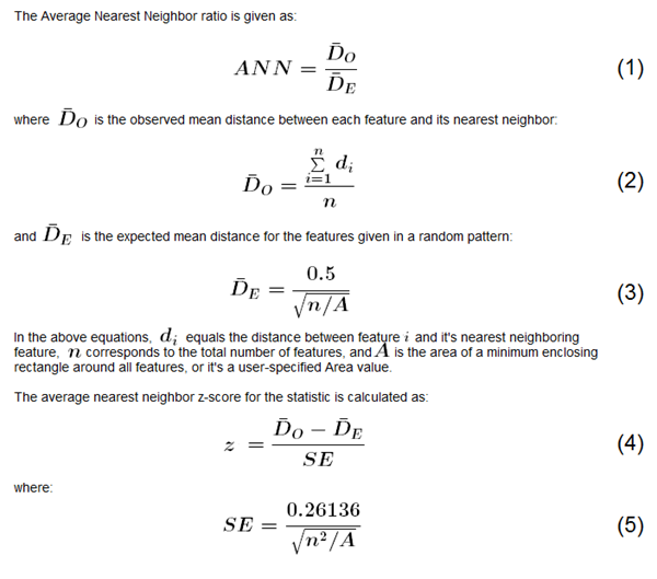 Computations for the Average Nearest Neighbor Statistic Computations for the Average Nearest Neighbor Statistic