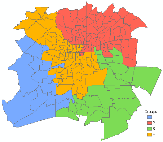 Grouping Analysis Output Feature Class Grouping Analysis Output Feature Class