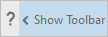 Show Toolbar button Show Toolbar button