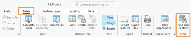 Feature Layer tab on the ribbon with the custom Properties group and Properties command