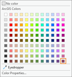 Color palette with Cabernet indicated (row 10, column 12).