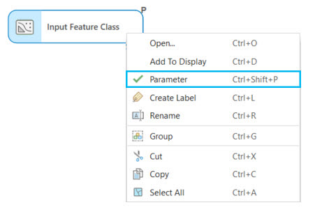 Making a variable into a model parameter Making a variable into a model parameter