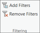 Add or remove filters on the primary and related sublayers