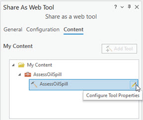 Configure tool properties
