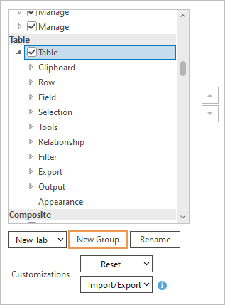 Customize The Ribbon Options Arcgis Pro Documentation