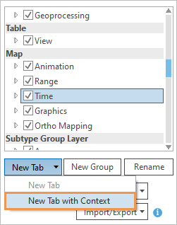 Customize The Ribbon Options Arcgis Pro Documentation