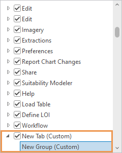 Customize The Ribbon Options Arcgis Pro Documentation