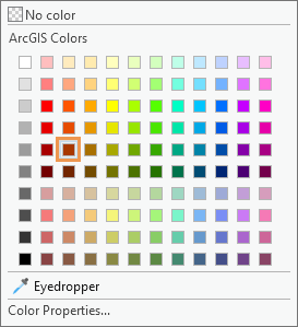Color palette with Cherry Cola indicated (row 5, column 3).