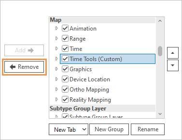 Customize The Ribbon Options Arcgis Pro Documentation