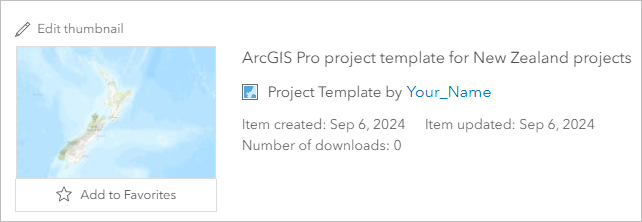 Create A Project Template Arcgis Pro Documentation