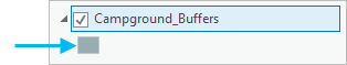 Symbol for Campground Buffers layer