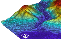 LAS dataset displayed with points