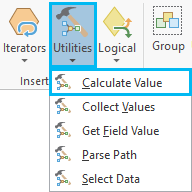 Adding the Calculate Value tool
