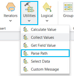 Adding the Parse Path tool