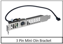 3 pin Mini-Din bracket