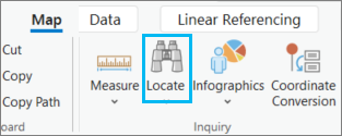 Locate button in the Inquiry group