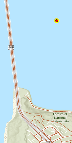 Point is not located.