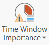 The blue bar in the middle indicates that the time window property is set to medium.