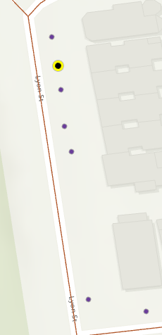Location of point is indeterminate.