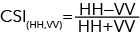 CSI equation