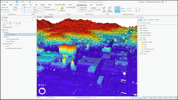 Reality mapping point cloud product