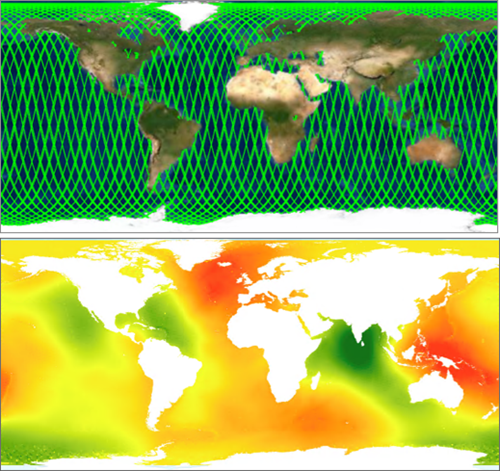 Trajectory dataset interpolation