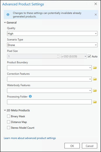 Shared Advanced Settings dialog box