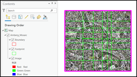 Mosaic dataset boundary—ArcGIS Pro | Documentation