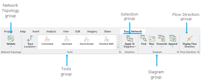 Trace Network contextual tab