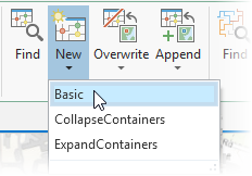 A list of the templates installed by default with a utility network or trace network