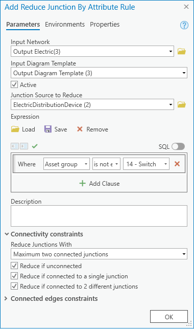 Reducing any distribution devices except switches